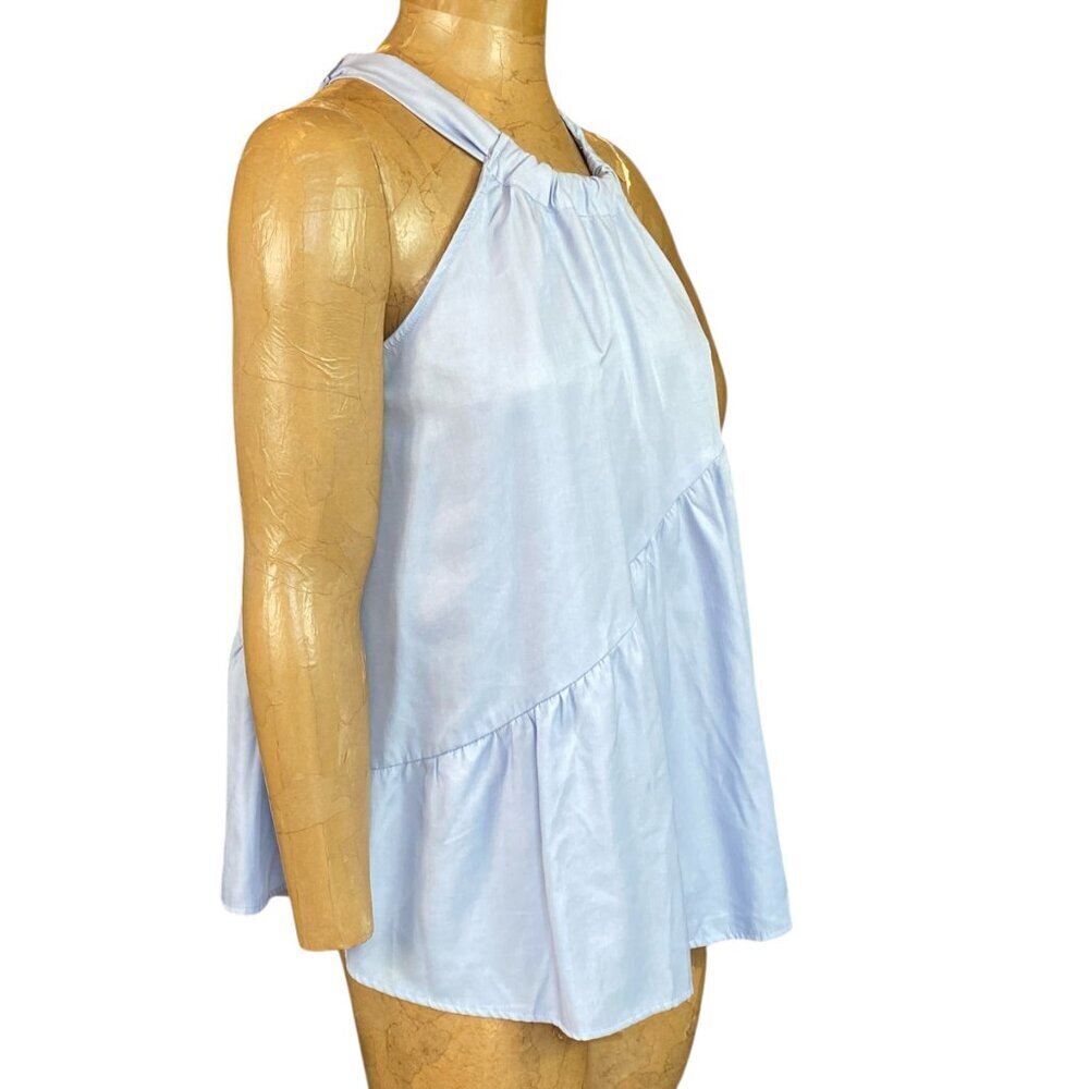 Entro Halter Swing Top Sz S Blue #89J - Picture 2 of 7